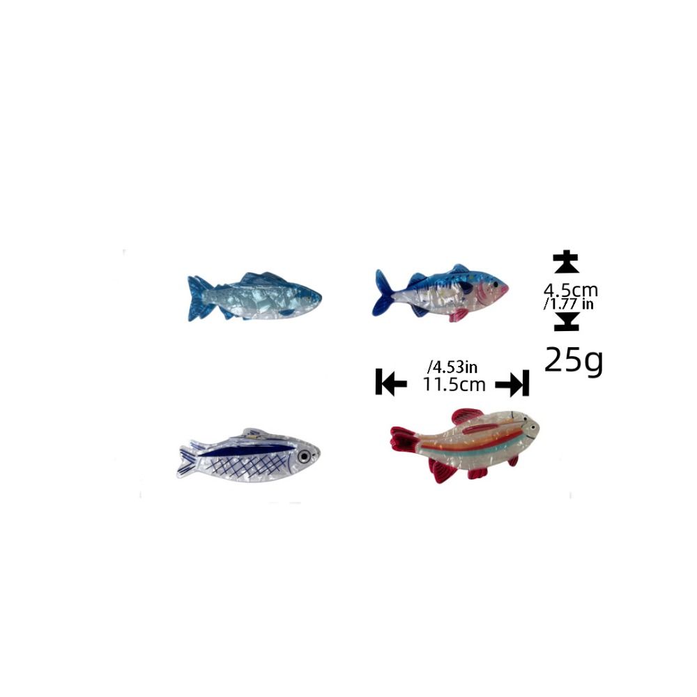 Hairpin Ocean Animal Hair Claw - đánh giá và giá Korean Girls Lifestyle